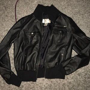 Leather jacket